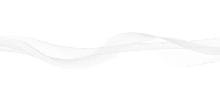 abstract gray and modern style Wave Line Design With Repeating Curves for Modern Digital Art and white Backgrounds.