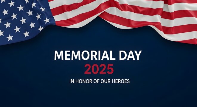 Memorial day 2025 honoring american heroes with patriotic display