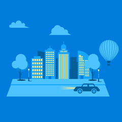 Obraz premium Cityscape illustration