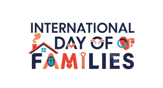 International Day of Families logo design.