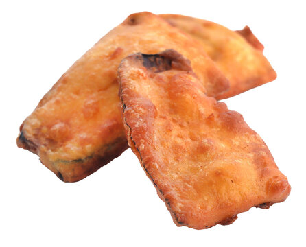 Beguni made of sliced brinjal