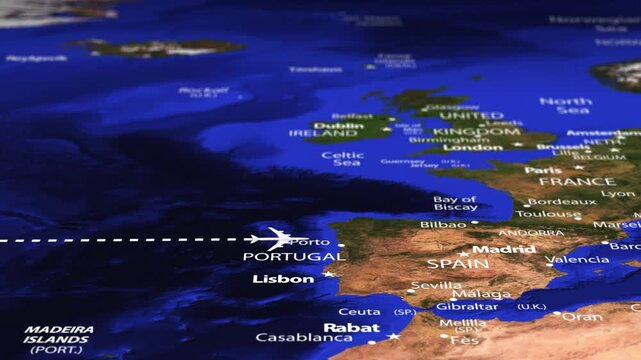 Flight From New York USA to Skopje MACEDONIA with flag pins