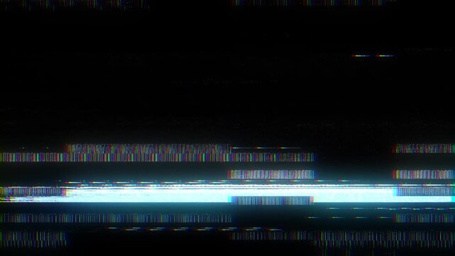 Scattered blue pixels, signal fragments, glitch light streaks. Futuristic data transmission glitch effect creates high tech atmosphere, cyber themes, network visuals, digital transitions, AI 4K