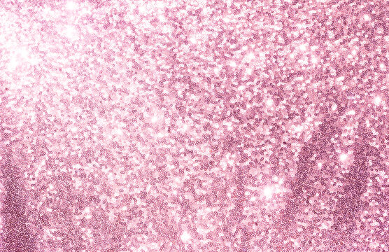 Abstract blurred shiny pink fabric texture background, pink fabric pattern background