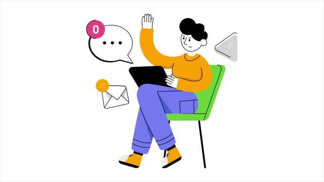 No Messages  Animation MP4 file