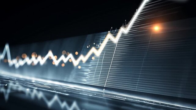 Dynamic Financial Data Visualization with Ascending Graph Trends