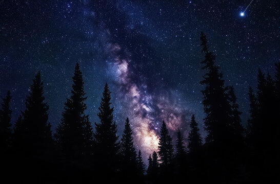 night sky with stars