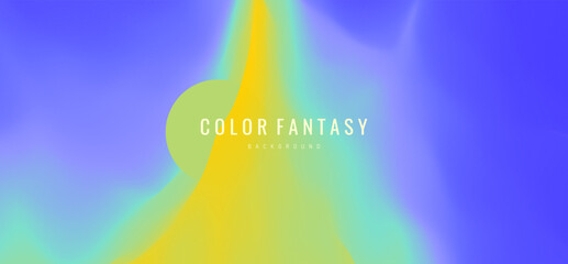 Naklejka premium Abstract background. Fantasy with bright color gradients. Dynamic effect. Vector illustration for brochure, poster, cover, card, presentation, flyer or banner.