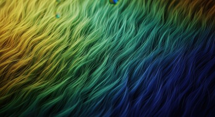 Fototapeta premium Luxurious closeup texture of innovative bamboo fiber fur. Soft, renewable material for eco-friendly textiles and clothing, closeup, fluffy, pattern