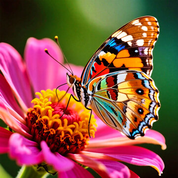 Schmetterling auf Blume 2
