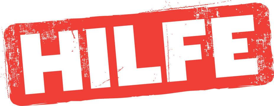 Help Rubber Stamp in German (Hilfe)