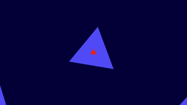 Abstract Triangle Background Loop &ndash; Geometric Motion Graphic Animation 4K