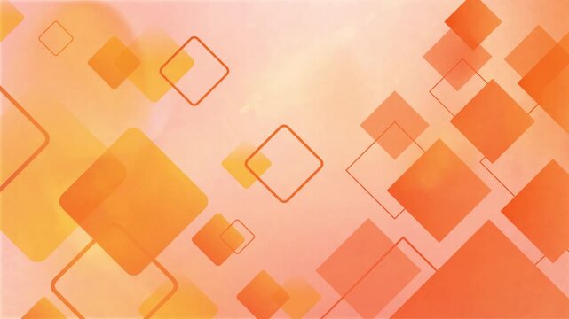Orange Geometric Gradient Corner