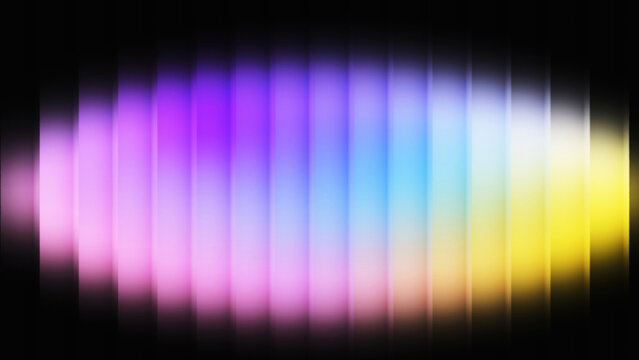 Abstract background featuring refracted light through ribbed glass with colorful geometric shapes and modern textured distortion effects