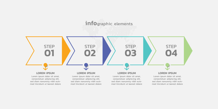 Presentation business abstract background infographic template colorful