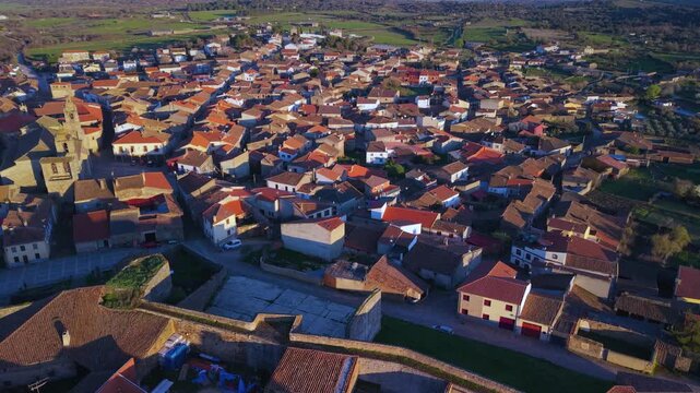 Images of the town of San Felices de los Gallegos in the Vitigudino region. Arribes del Duero Natural Park. Province of Salamanca. Castile and Le&oacute;n. Spain and Portugal. Europe