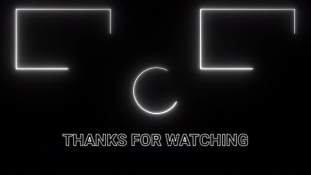 Animated Youtube end screen animation on a transparent background ,Suitable for customizing with text, images, and calls to action.