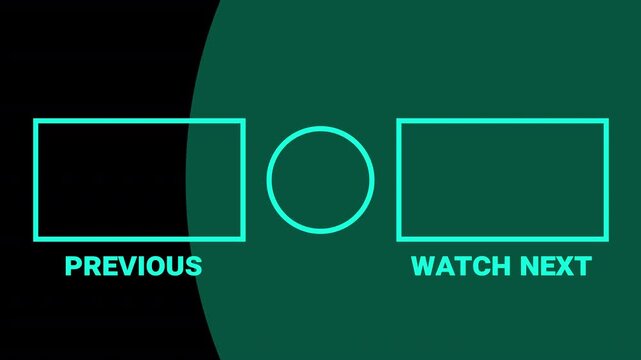 Animated Youtube end screen animation on a transparent background ,Suitable for customizing with text, images, and calls to action.