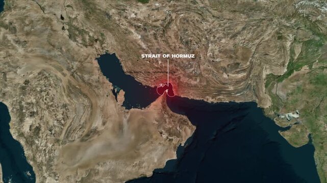 Strait of Hormuz on the world map. strait of Hormuz
Strait Of Hormuz Map Animation. Geopolitical Map Animation of Hormuz channel through the Persian Gulf.