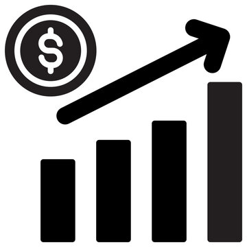 Profitable Solid Icon