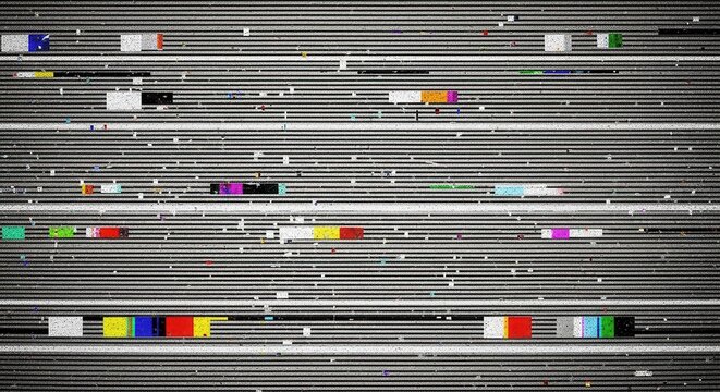 seamless retro vhs scanlines or tv signal static noise overlay pattern television screen or video game pixel glitch damage background texture vintage analog grunge dystopiacore backdrop