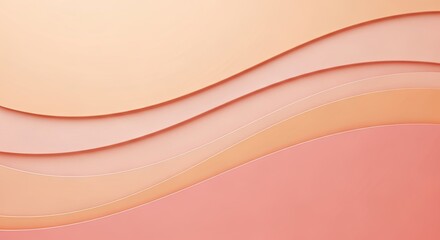 Abstract Wavy Gradient Background in Warm Tones.