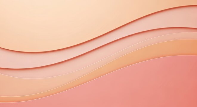 Abstract Wavy Gradient Background in Warm Tones.