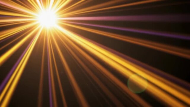 Sun Beams Radiance Light Effect Loop Animation