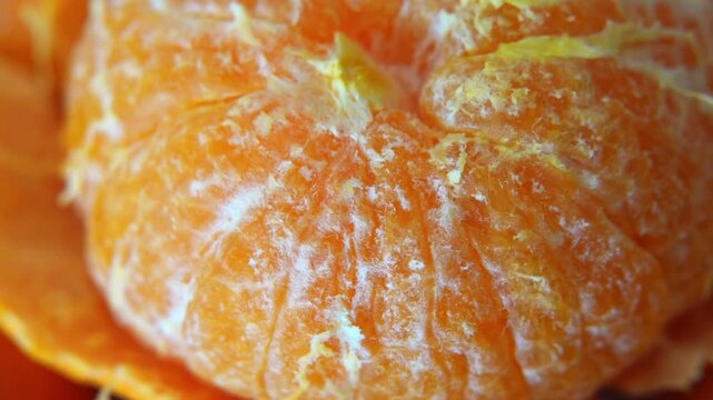 inside of an tangerine fruit