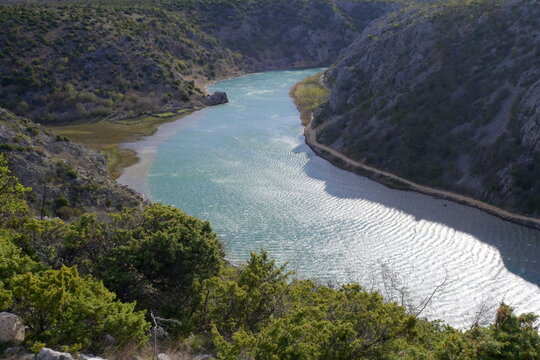 Zrmanja River, Canyon, Velebit, Nature, Park, Zadar County, Croatia, Europe, symbol, Paklenica, water, panorama, view,
