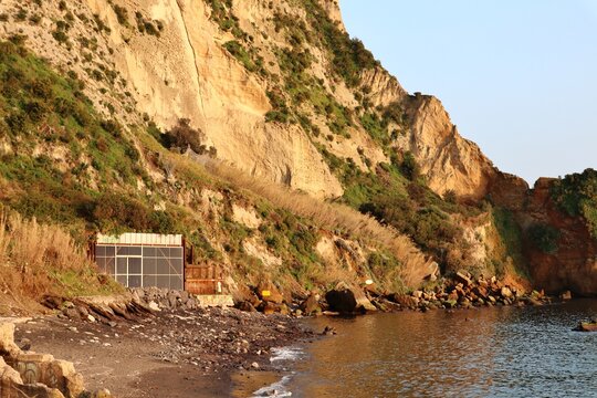 Bagnoli - Scorcio della Spiaggia di Nisida al tramonto