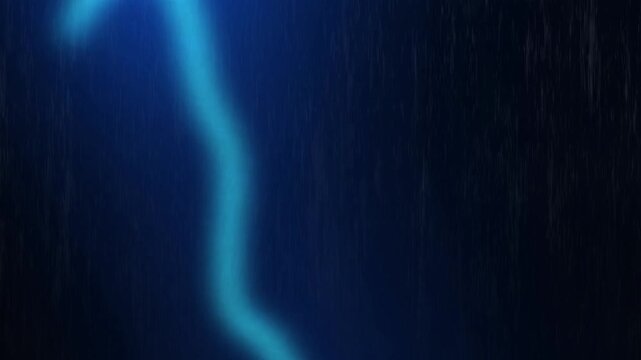animated rain with lightning on black background for your editing video 4k 