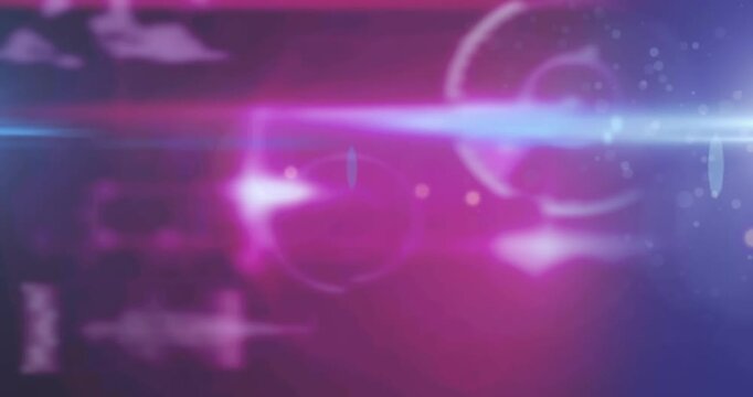 Animation of data processing over smartphone