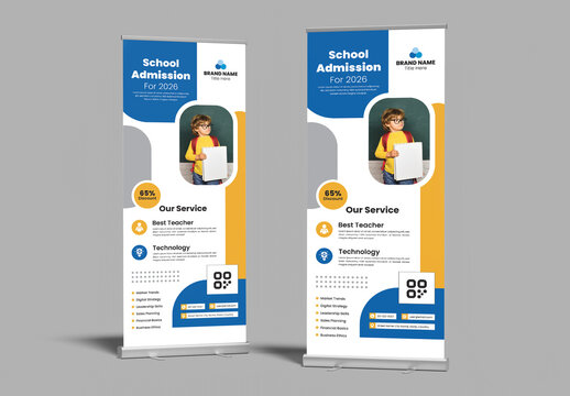 Admission Rollup Banner Layout