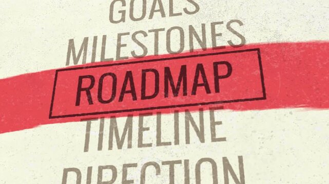 Roadmap 3D Scrolling Title Animation