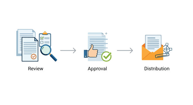 Document Workflow Process Review Approval Distribution