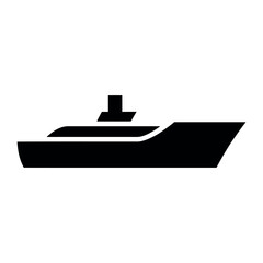 Obraz premium Ship silhouette black vector ,illustration art