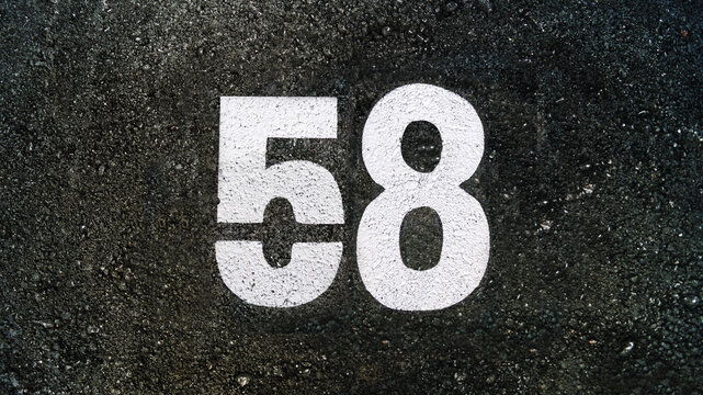 Number fifty eight, 58