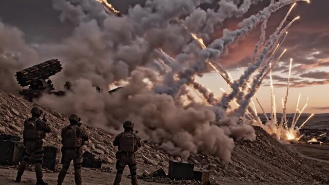 Modern antimissiles, projectile defense system testing