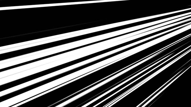 Animation Horizontal comic speed lines abstract motion line background. Anime yellow horizontal speed lines texture pattern cartoon concept. 4k animation video