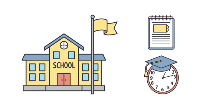 School Building Education Institution Architecture.
