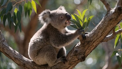 Fototapeta premium koala in a tree