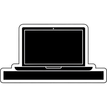 Sleek Portable Laptop Computer Modern Design.