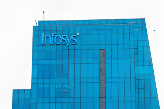 The Infosys Noida campus that offers information technology, business consulting, and outsourcing services