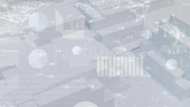 Animation of connections and data processing