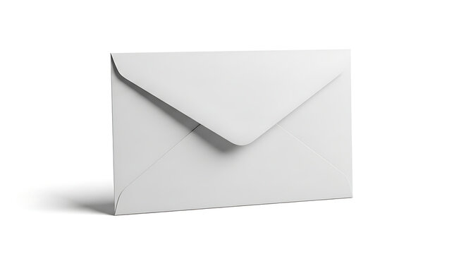 Blank envelope mockup isolated mailing concept
