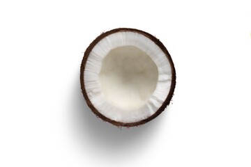 Fototapeta premium coconut isolated on white background