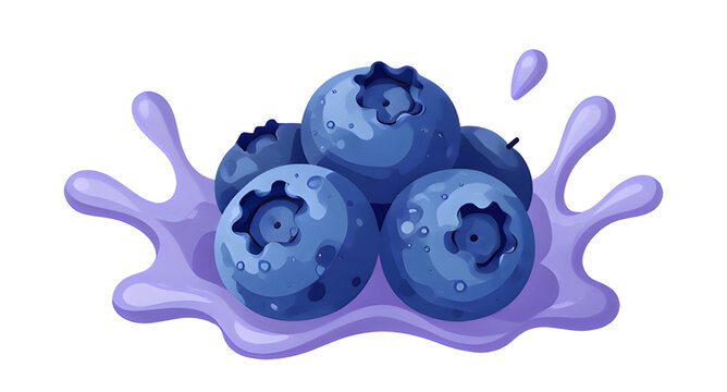 blueberry illustration splash, blueberries illustration splash, berry illustration splash, fruit illustration splash, juicy blueberry illustration, blueberry juice illustration, juice splash illustrat