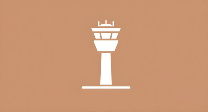 control tower, airport tower, air traffic, aviation control, flight control, radar tower, airport building, air navigation, transport hub, aviation icon, tower icon, airport management, signal tower, 
