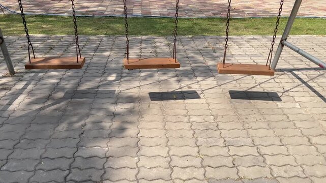 Swing in the playground